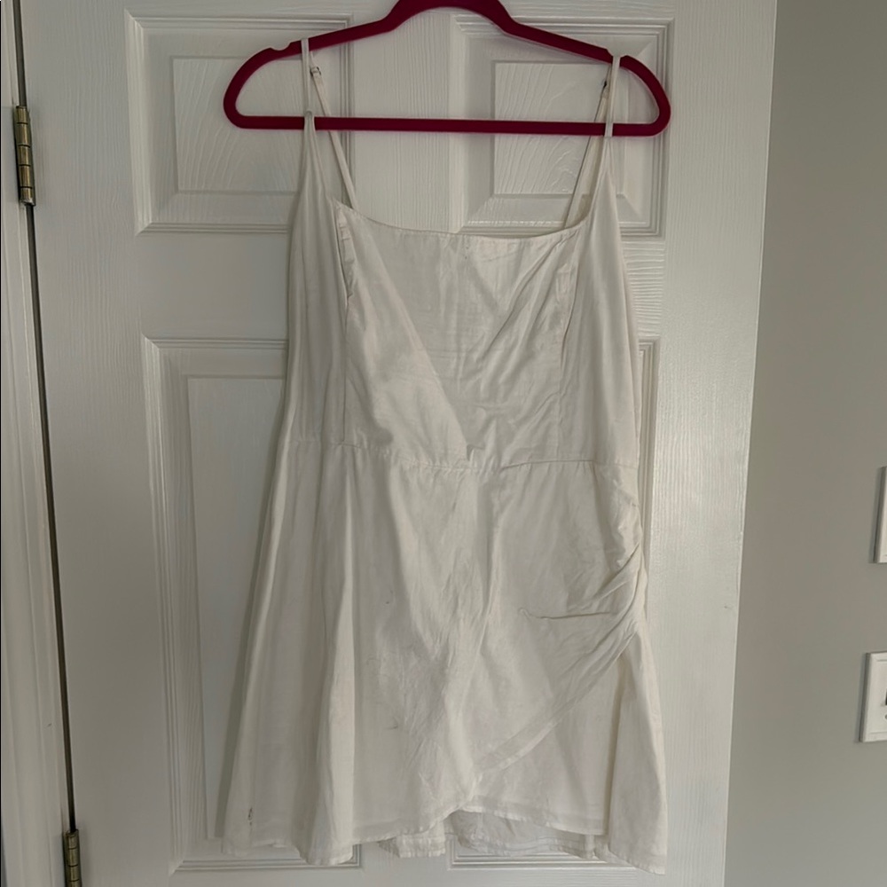 Abercrombie white mini Spaghetti Strap Dress